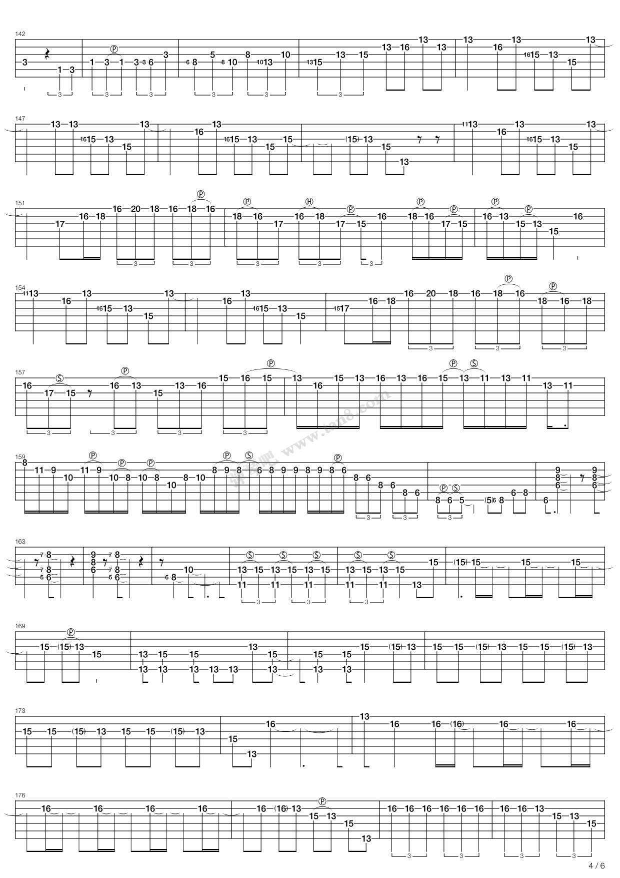 《Zap》吉他谱-C大调音乐网