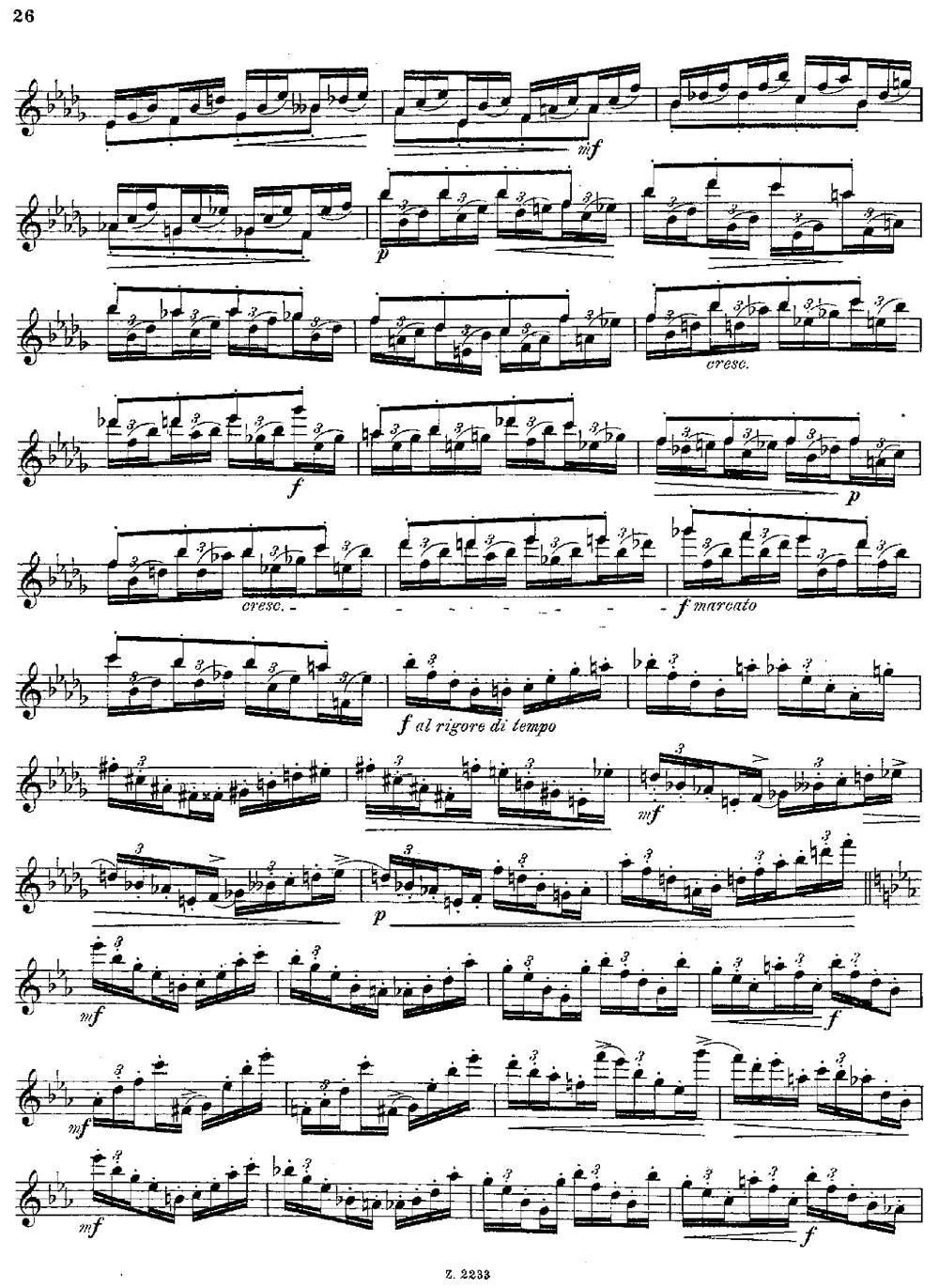 《Schule der Virtuosit?t. Op. 60（19）》吉他谱-C大调音乐网