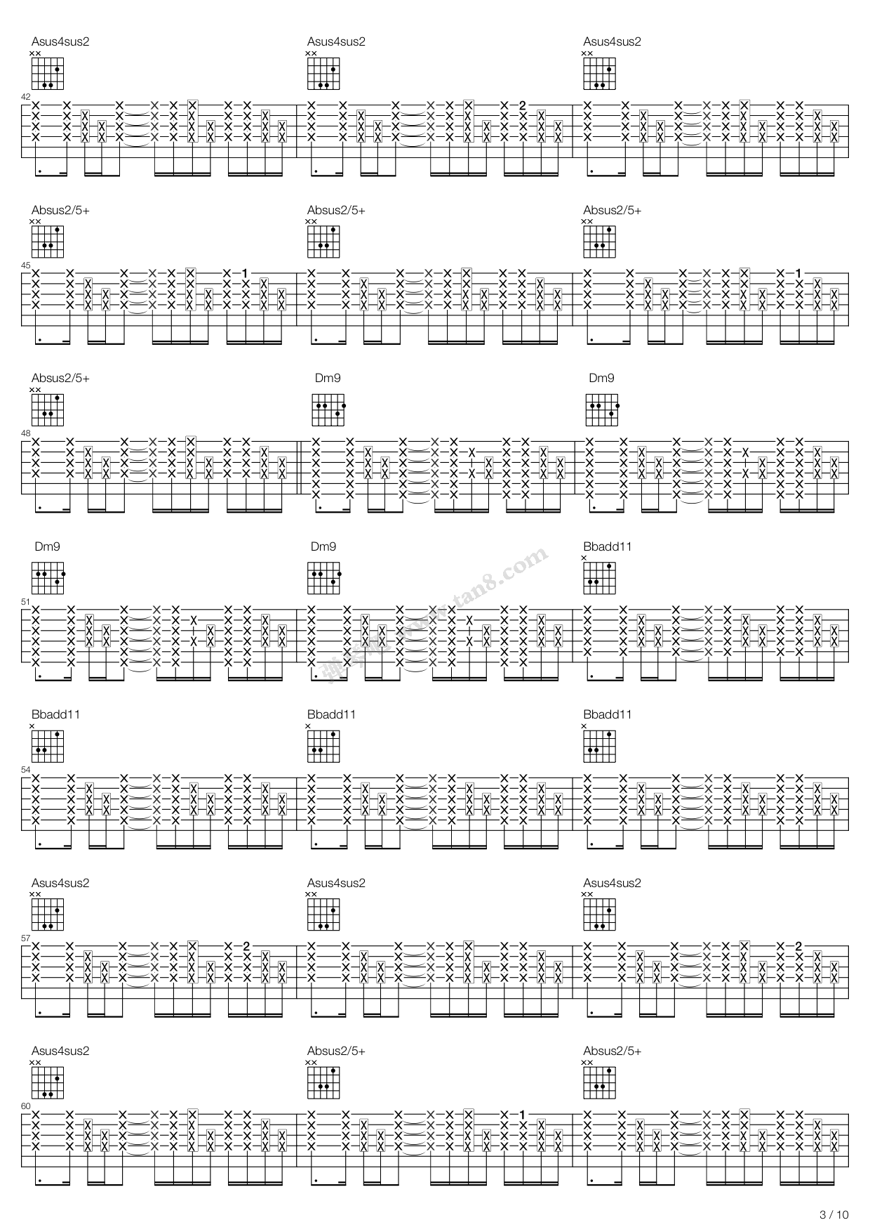 《Dogs》吉他谱-C大调音乐网