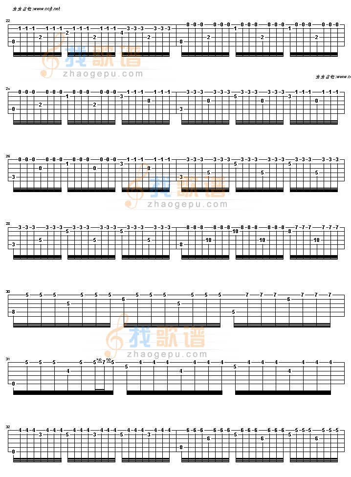 《阿尔汉布拉宫的回忆吉他谱( GTP)》吉他谱-C大调音乐网