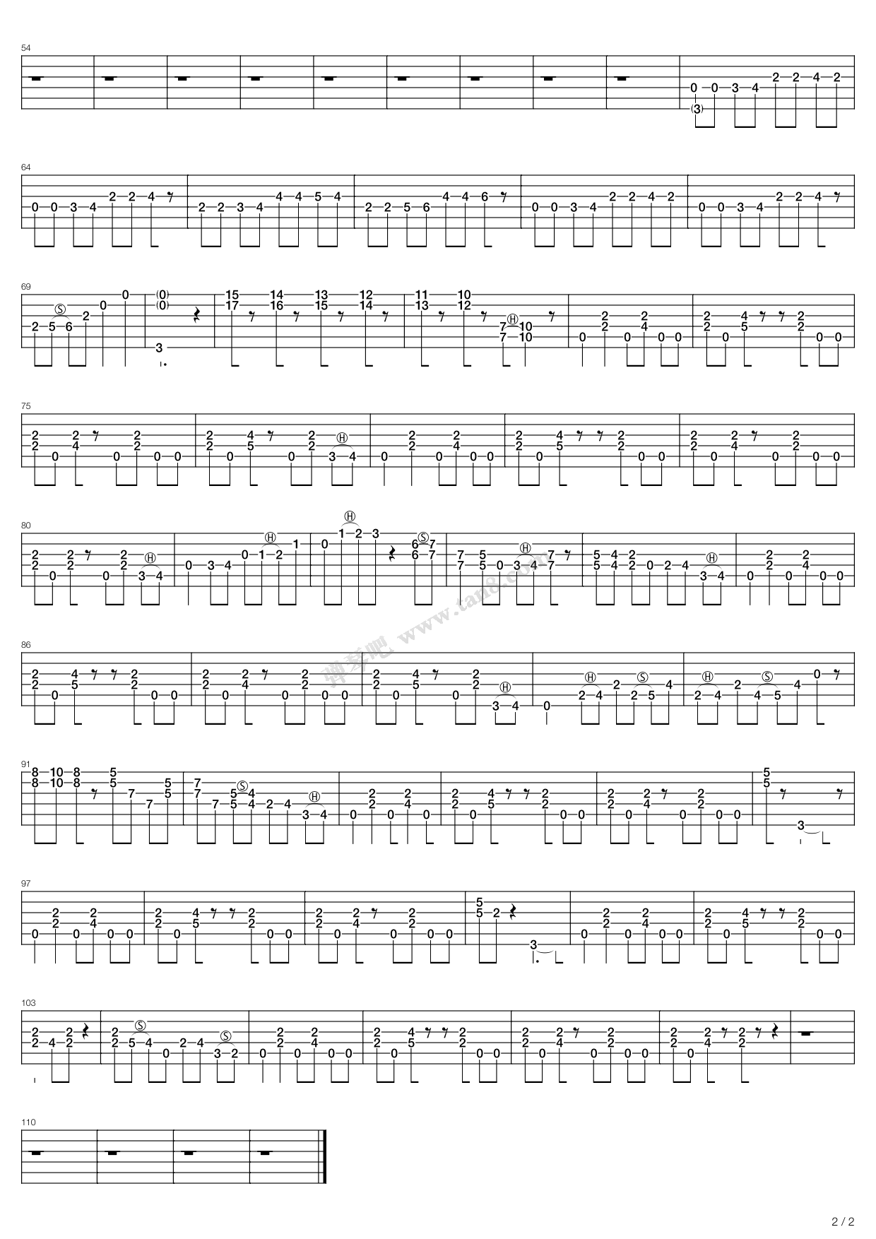《Steves Boogie》吉他谱-C大调音乐网