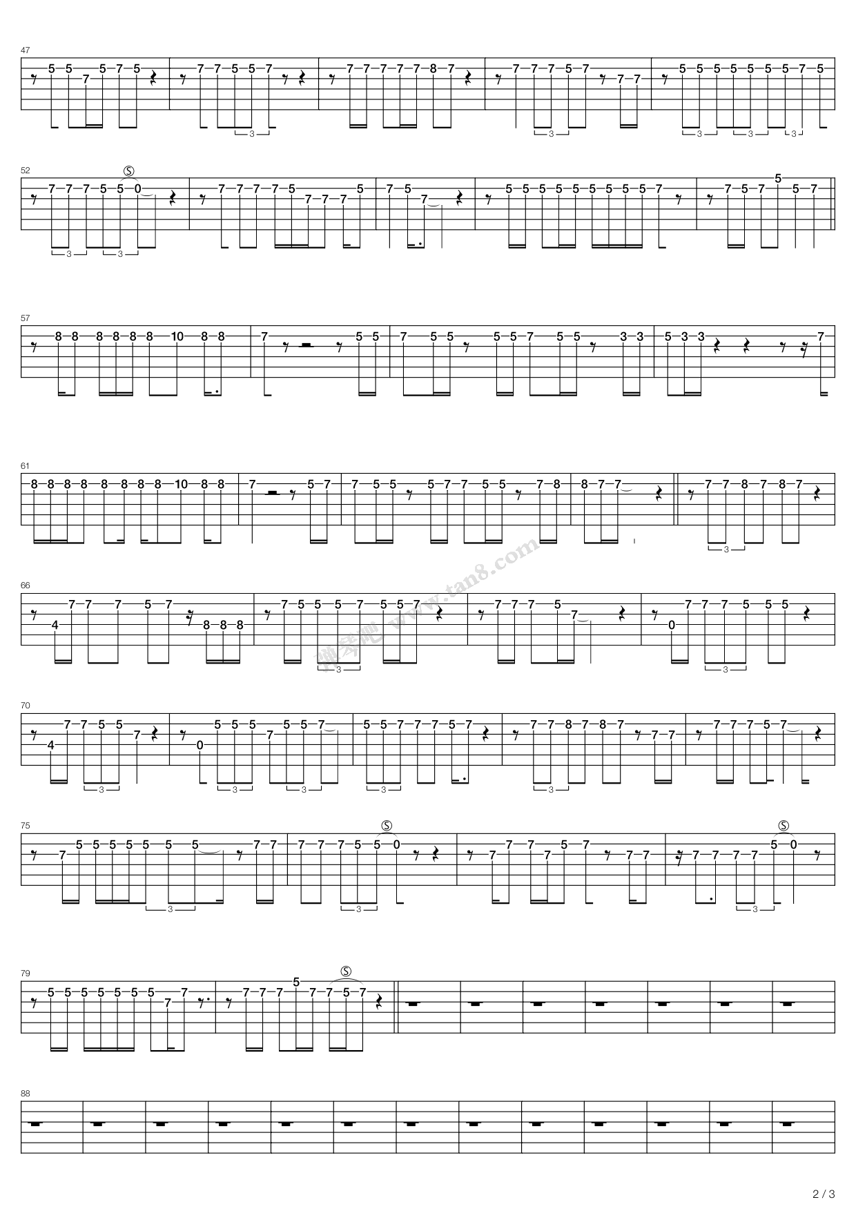 《Hotel California》吉他谱-C大调音乐网