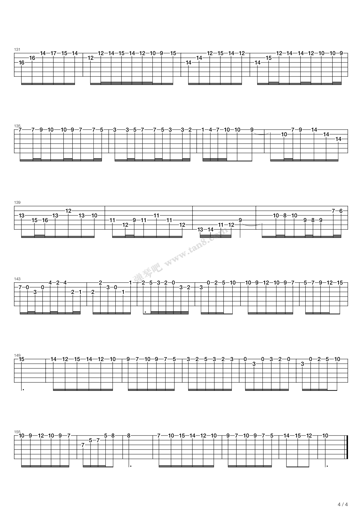 《Harpsichord Concierto》吉他谱-C大调音乐网